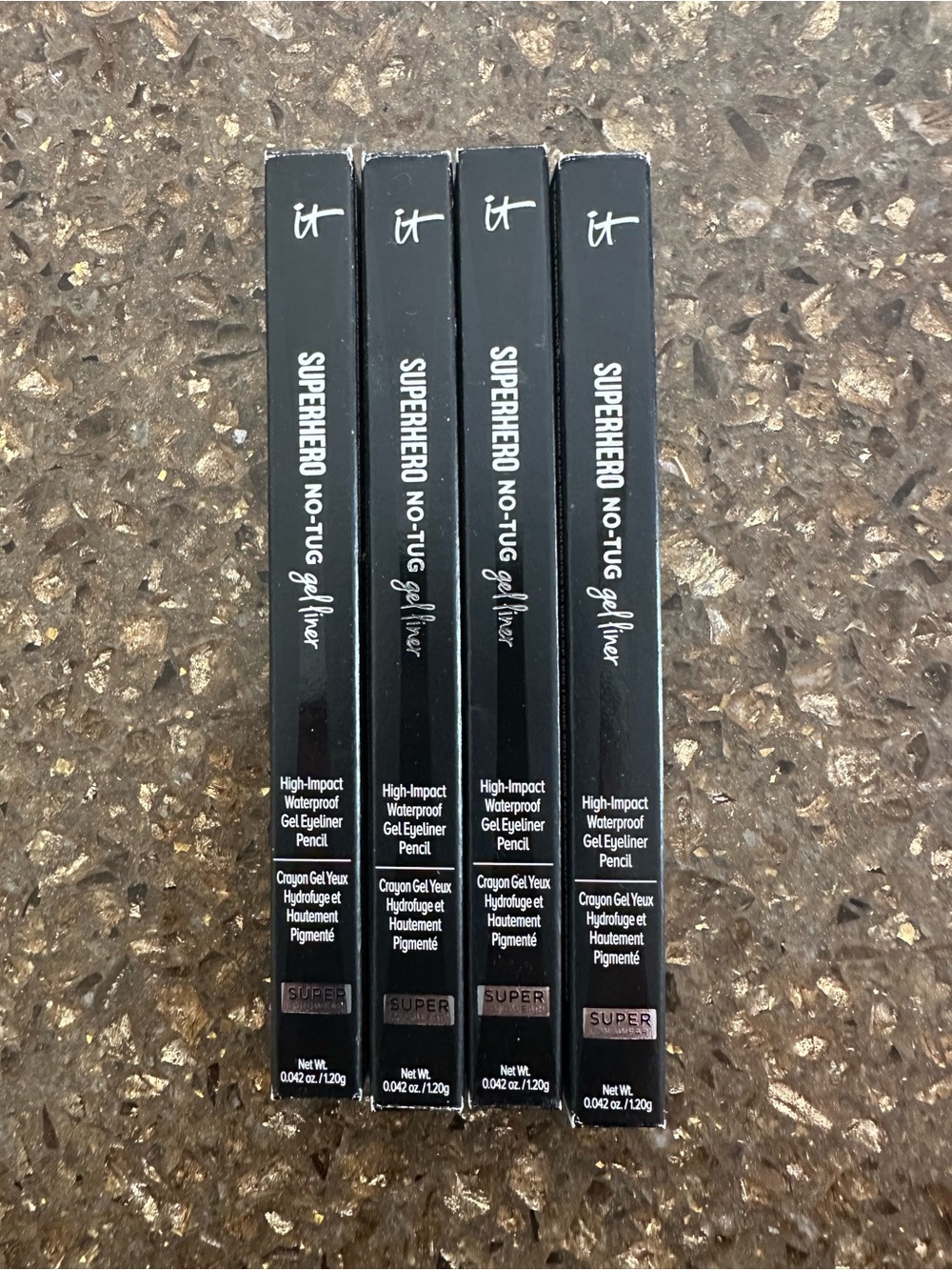 it cosmetics Superhero No-Tug Gel Eyeliner Pencils - Brilliant Brown (set of 4)